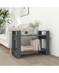 Bibliothèque/Séparateur de pièce Gris 80x35x56,5 cm Pin solide | Mobilier & Déco