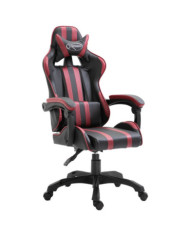 Chaise de jeu Rouge bordeaux Similicuir | Mobilier & Déco