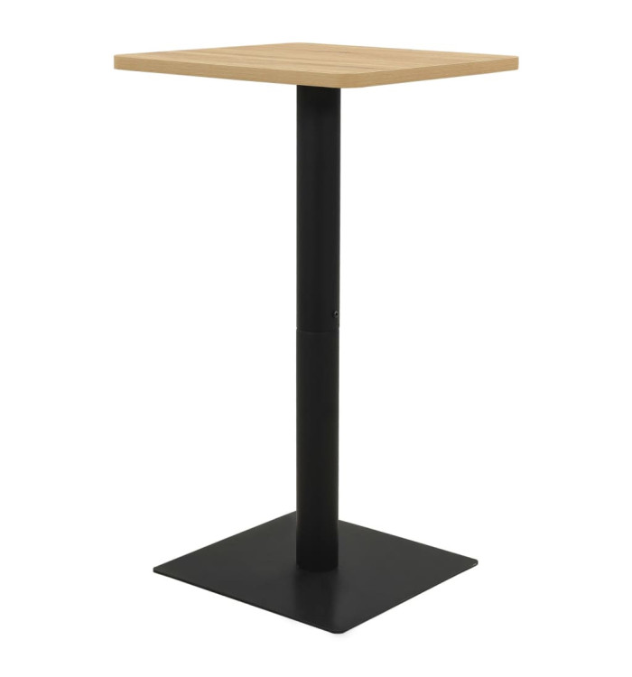 Table de bistro Couleur chêne 60x60x107 cm | Mobilier & Déco