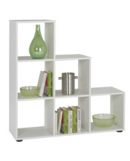 FMD Cloison de séparation avec 6 compartiments Blanc | Mobilier & Déco