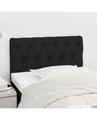 Tête de lit Noir 80x7x78/88 cm Tissu | Mobilier & Déco