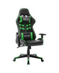Chaise de jeu Noir et vert Cuir artificiel | Mobilier & Déco