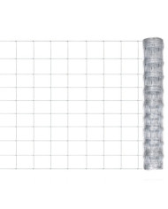 Clôture de jardin Acier galvanisé 50x1 m Argenté | Mobilier & Déco