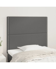 Têtes de lit 2 pcs Gris 90x5x78/88 cm Similicuir | Mobilier & Déco