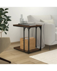 Table d'appoint Chêne marron 50x35x52 cm Bois d'ingénierie | Mobilier & Déco