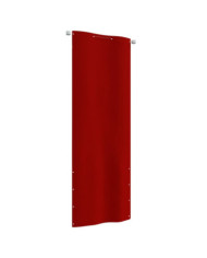 Écran de balcon Rouge 80x240 cm Tissu Oxford | Mobilier & Déco