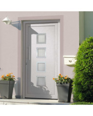 Porte d'entrée Blanc 98x208 cm | Mobilier & Déco