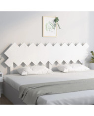 Tête de lit Blanc 196x3x80,5 cm Bois massif de pin | Mobilier & Déco