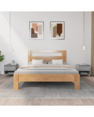 Tables de chevet 2 pcs Sonoma gris 50x46x50cm Bois d’ingénierie | Mobilier & Déco