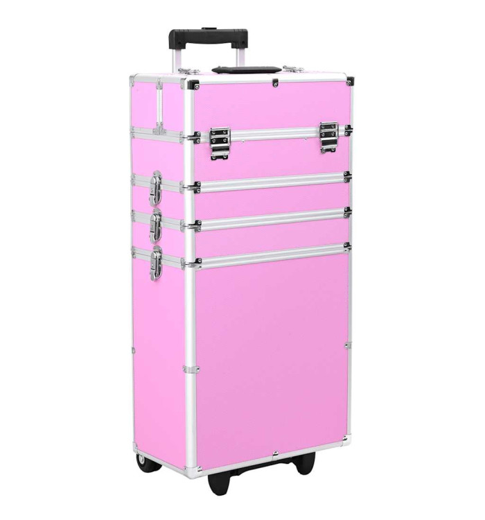 Chariot de maquillage Aluminium Rose | Mobilier & Déco