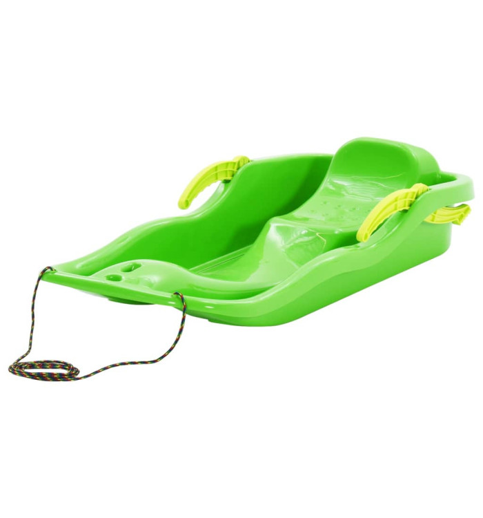 Traîneau avec freins Vert 87x40x18 cm Polypropylène | Mobilier & Déco