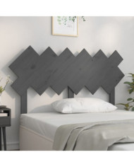 Tête de lit Gris 132x3x81 cm Bois massif de pin | Mobilier & Déco