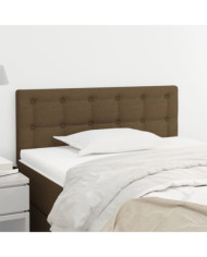 Tête de lit Marron Foncé 90x5x78/88 cm Tissu | Mobilier & Déco