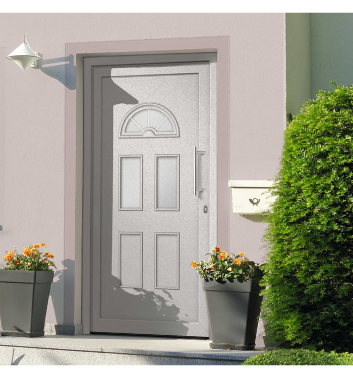 Porte d'entrée Blanc 88x208 cm | Mobilier & Déco