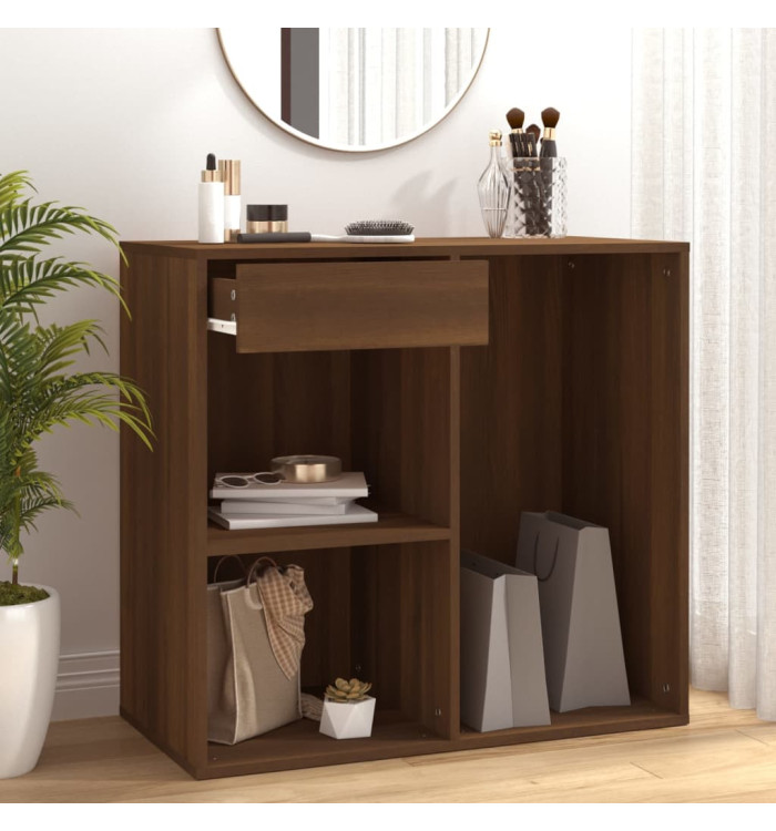 Armoire cosmétique Chêne marron 80x40x75 cm Bois d'ingénierie | Mobilier & Déco