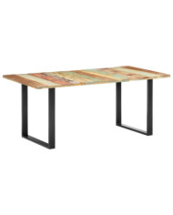 Table à manger 180x90x76 cm Bois de récupération massif | Mobilier & Déco