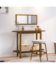 Table console Marron miel 110x40x80 cm Bois massif de pin | Mobilier & Déco