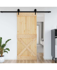 Porte NARVIK 95x210 cm bois massif de pin | Mobilier & Déco