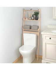 Étagère de toilette 63,5x32x179 cm Bois de pin massif | Mobilier & Déco