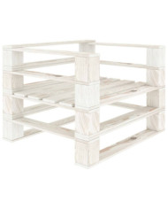 Fauteuil palette de jardin Bois Blanc | Mobilier & Déco