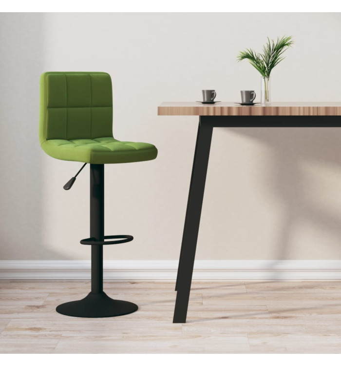 Tabouret de bar Vert clair Velours | Mobilier & Déco