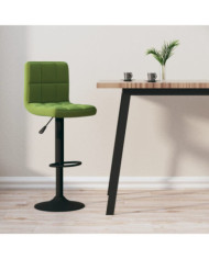 Tabouret de bar Vert clair Velours | Mobilier & Déco