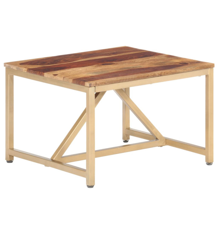 Table d'appoint 60x60x40 cm Bois massif | Mobilier & Déco