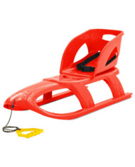 Traîneau avec siège Rouge 102,5x40x23 cm Polypropylène | Mobilier & Déco