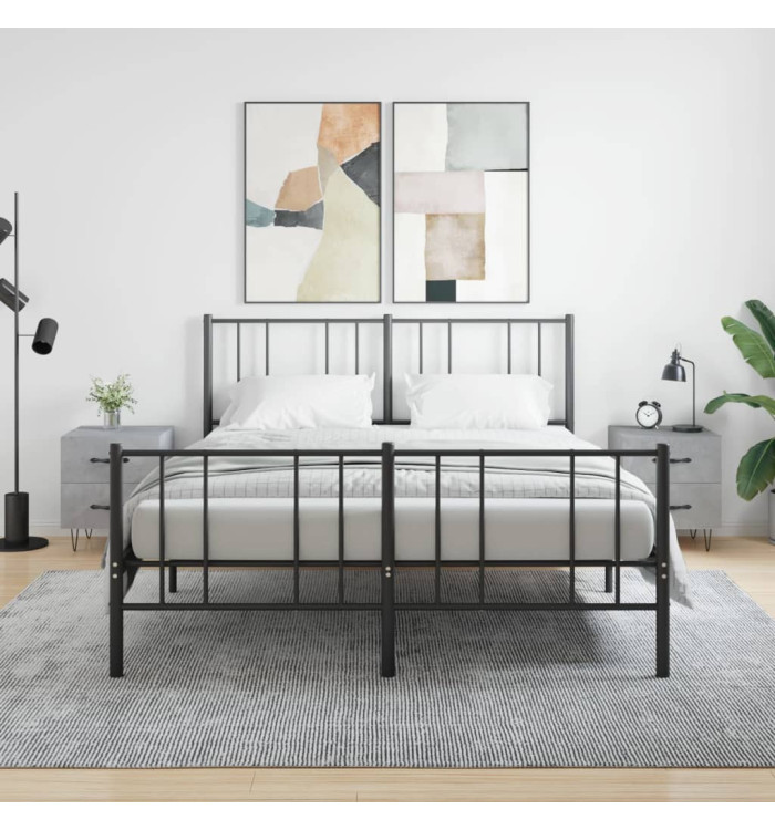 Tables de chevet 2pcs gris béton 40x35x47,5cm bois d’ingénierie | Mobilier & Déco