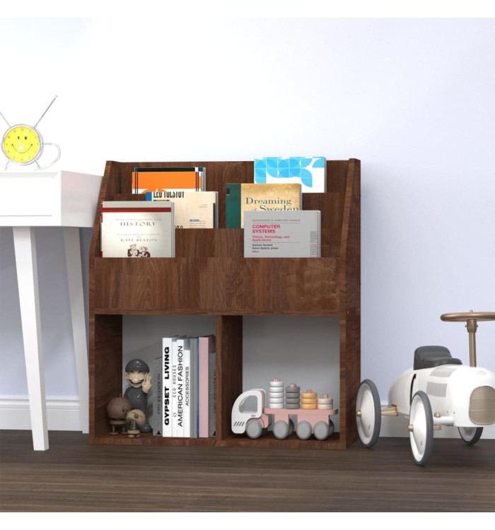 Porte-revue pour enfants Chêne marron 71x30x78,5 cm | Mobilier & Déco