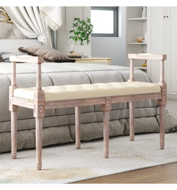 Banc 110x40x70 cm lin | Mobilier & Déco