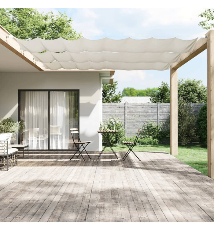 Auvent vertical Blanc 60x1000 cm Tissu oxford | Mobilier & Déco