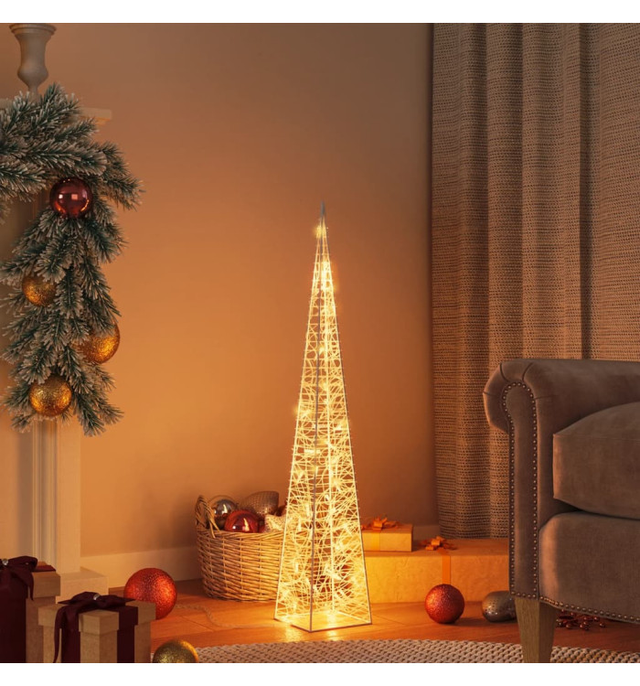 Cône lumineux décoratif à LED Acrylique Blanc chaud 90 cm | Mobilier & Déco