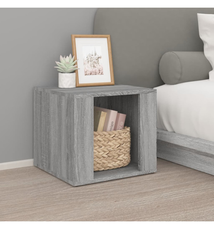 Table de chevet Sonoma gris 41x40x36 cm Bois d'ingénierie | Mobilier & Déco