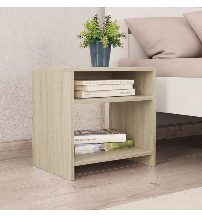 Table de chevet Chêne sonoma 40x30x40 cm Bois d'ingénierie | Mobilier & Déco