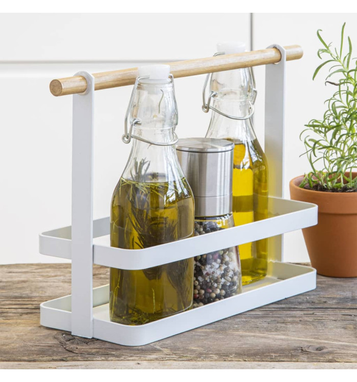HI Étagère de cuisine 30x10x20 cm blanc | Mobilier & Déco