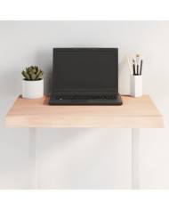 Dessus de table bois massif non traité bordure assortie | Mobilier & Déco