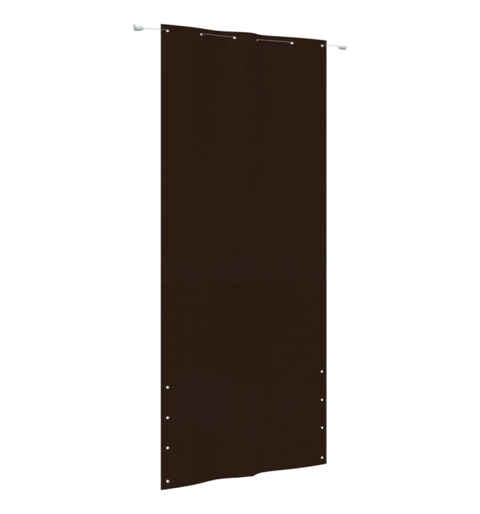 Écran de balcon Marron 120x240 cm Tissu Oxford | Mobilier & Déco