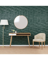 Panneaux muraux 24 pcs vert 50x50 cm XPS 6 m² losange | Mobilier & Déco