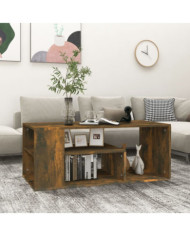 Table basse Chêne fumé 100x50x40 cm Bois d'ingénierie | Mobilier & Déco