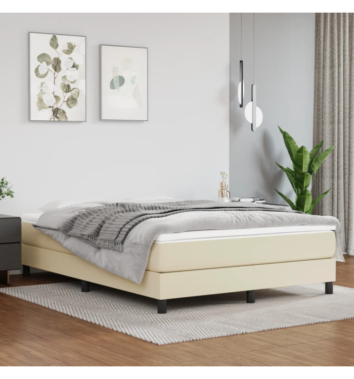 Matelas de lit à ressorts ensachés Crème 140x190x20 cm | Mobilier & Déco