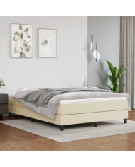 Matelas de lit à ressorts ensachés Crème 140x190x20 cm | Mobilier & Déco