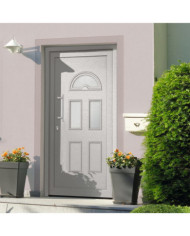 Porte d'entrée Blanc 88x200 cm | Mobilier & Déco