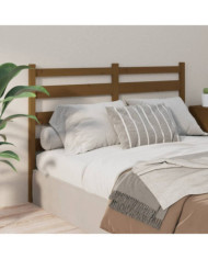Tête de lit Marron miel 166x4x100 cm Bois massif de pin | Mobilier & Déco