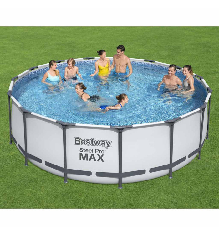 Bestway Ensemble de piscine Steel Pro MAX Rond 457x122 cm | Mobilier & Déco