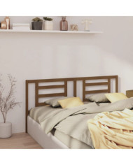 Tête de lit Marron miel 186x4x100 cm Bois de pin massif | Mobilier & Déco