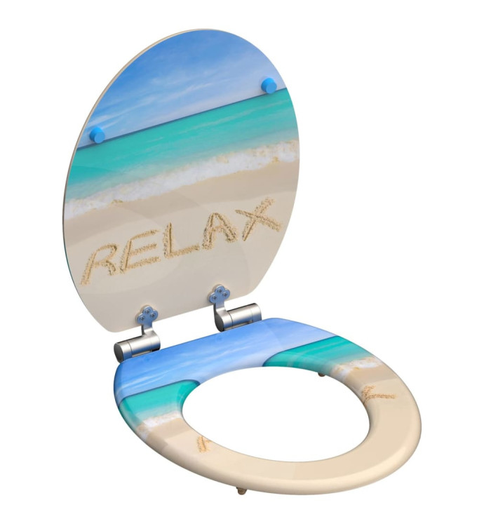 SCHÜTTE Siège de toilette avec fermeture en douceur RELAX | Mobilier & Déco
