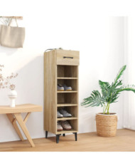 Armoire à chaussures Chêne Sonoma 30x35x105cm Bois d'ingénierie | Mobilier & Déco