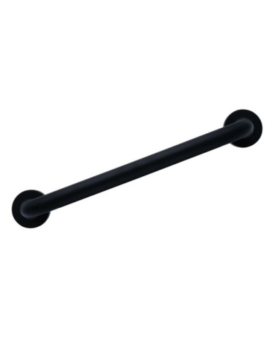 RIDDER Barre d'appui 60 cm Noir Aluminium | Mobilier & Déco