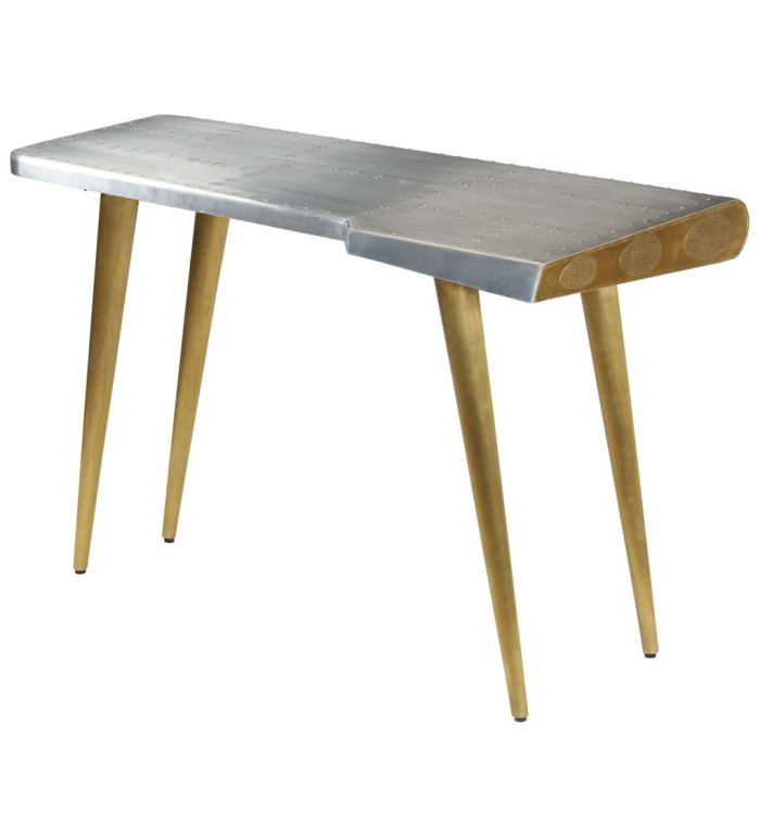 Bureau Aviator vintage style aviateur 120 x 60 x 76 cm | Mobilier & Déco